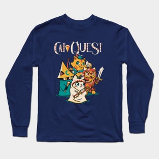 Cat Quest RPG Cats Video Game by Tobe Fonseca Long Sleeve T-Shirt